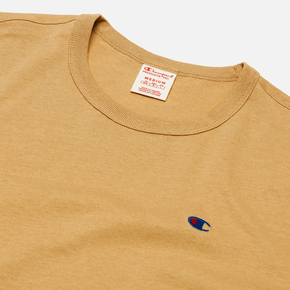 Champion Reverse Weave Мужская футболка Logo Chest & Sleeve Crew Neck