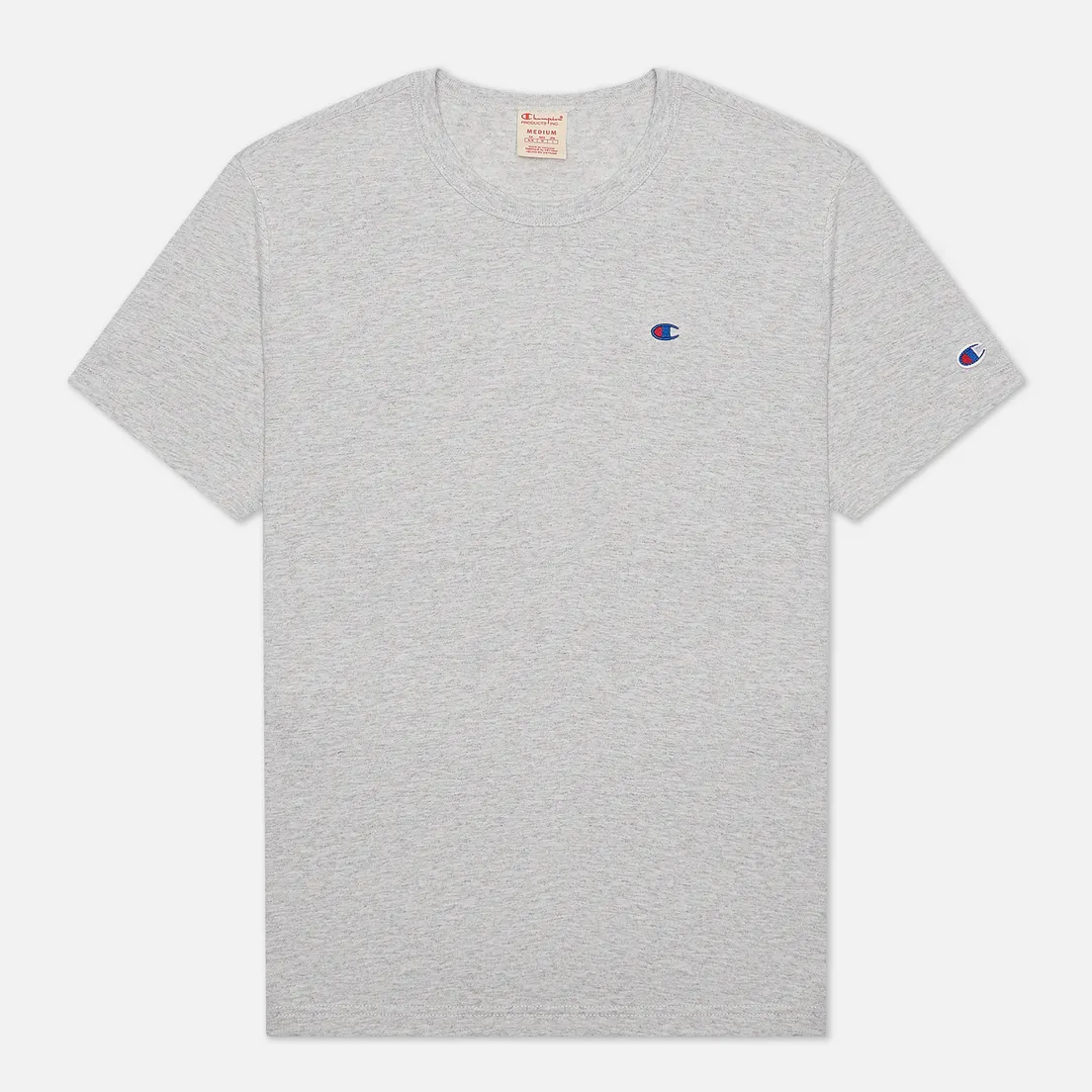 Champion Reverse Weave Мужская футболка Logo Chest & Sleeve Crew Neck