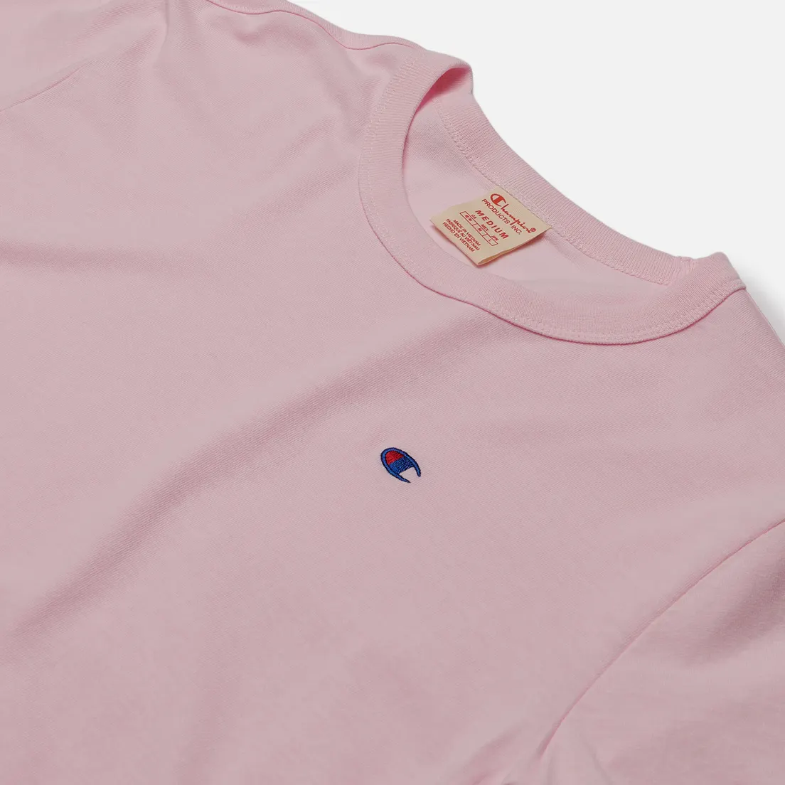 Champion Reverse Weave Мужская футболка Logo Chest & Sleeve Crew Neck