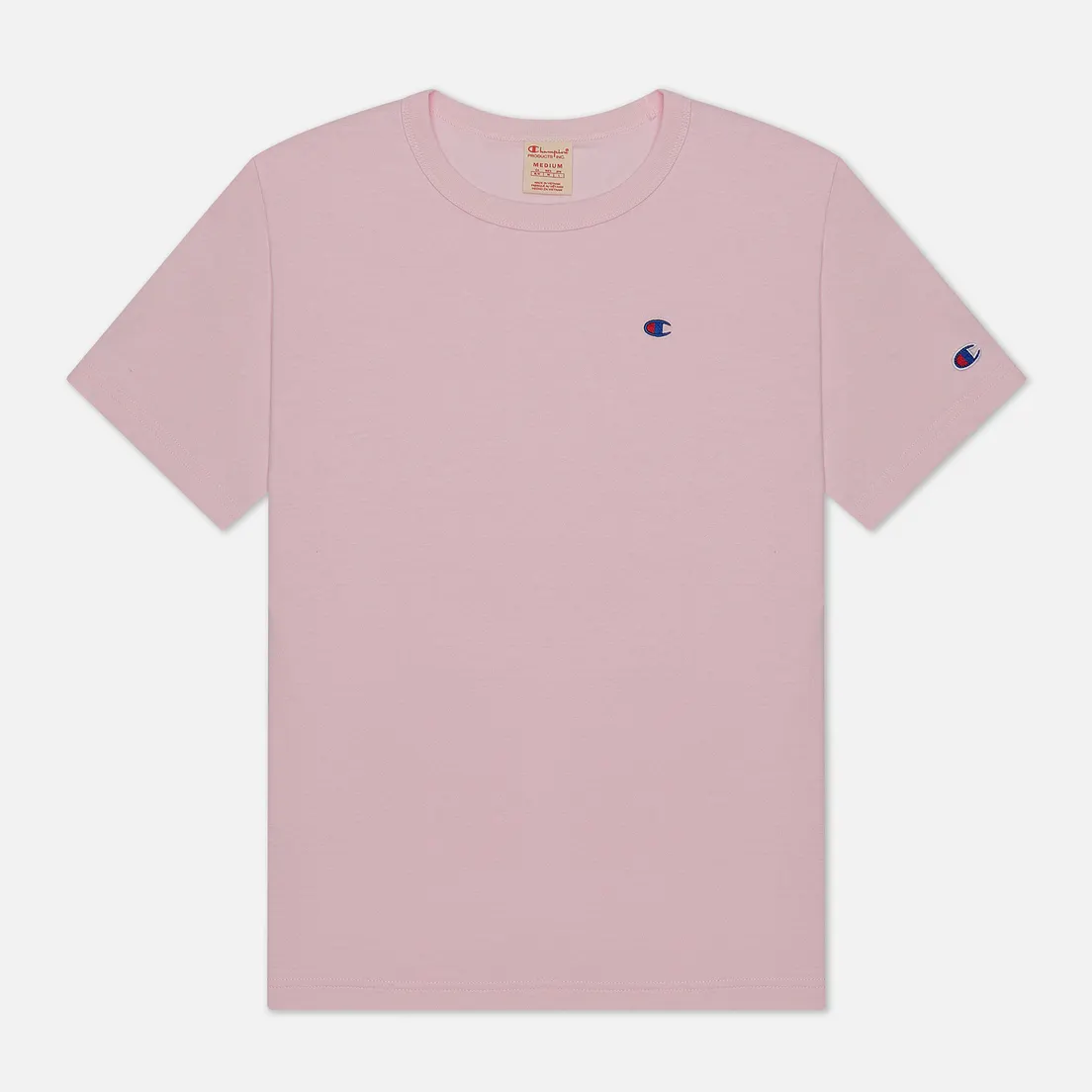 Champion Reverse Weave Мужская футболка Logo Chest & Sleeve Crew Neck