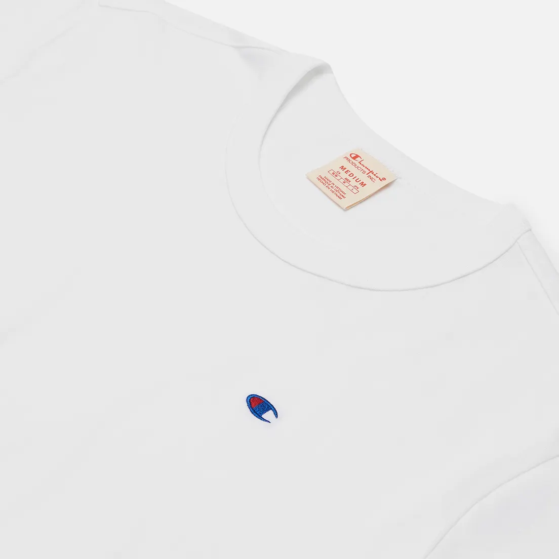 Champion Reverse Weave Мужская футболка Logo Chest & Sleeve Crew Neck