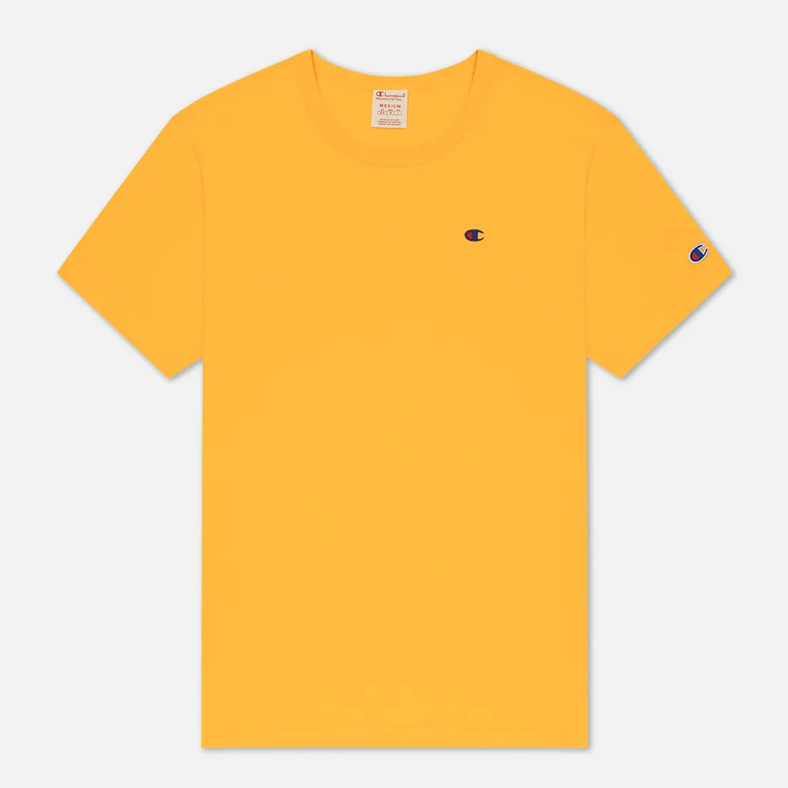 Champion Reverse Weave Мужская футболка Logo Chest & Sleeve Crew Neck