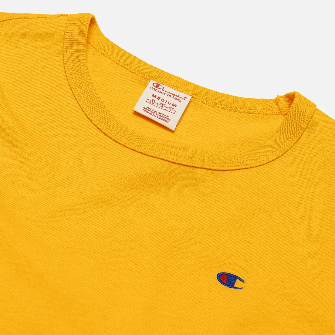 Champion Reverse Weave Мужская футболка Logo Chest & Sleeve Crew Neck