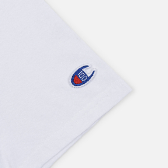 Мужская футболка Champion Reverse Weave Archive Centenary Print Crew Neck White