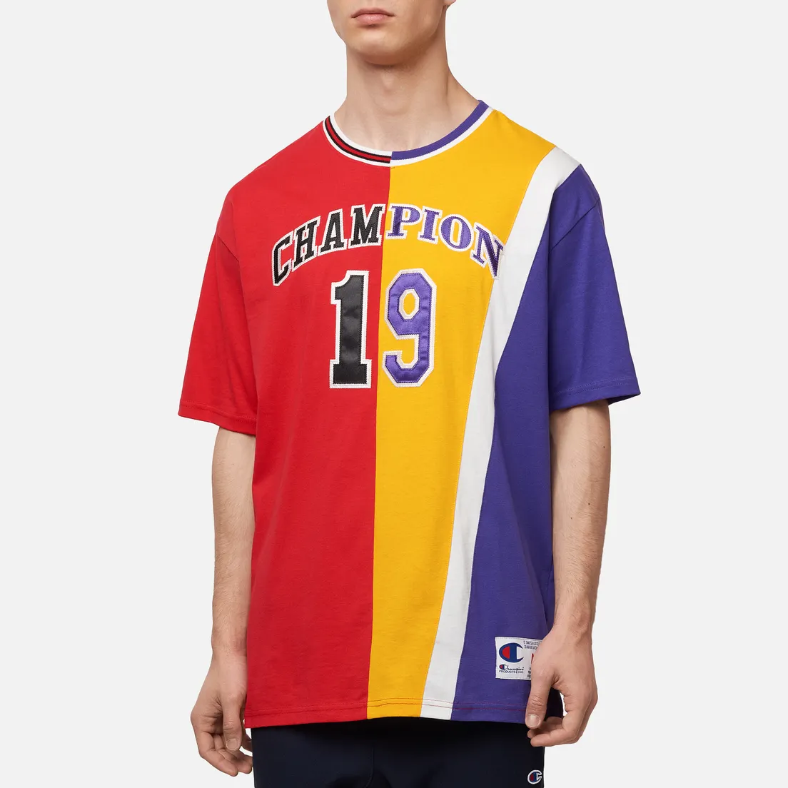 Champion Reverse Weave Мужская футболка Nbmix Crew Neck