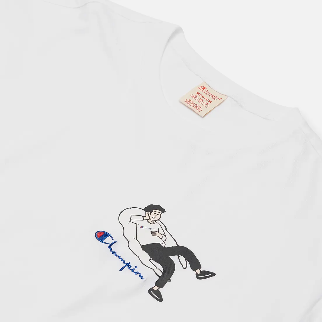 Champion Reverse Weave Мужская футболка Reclining Character