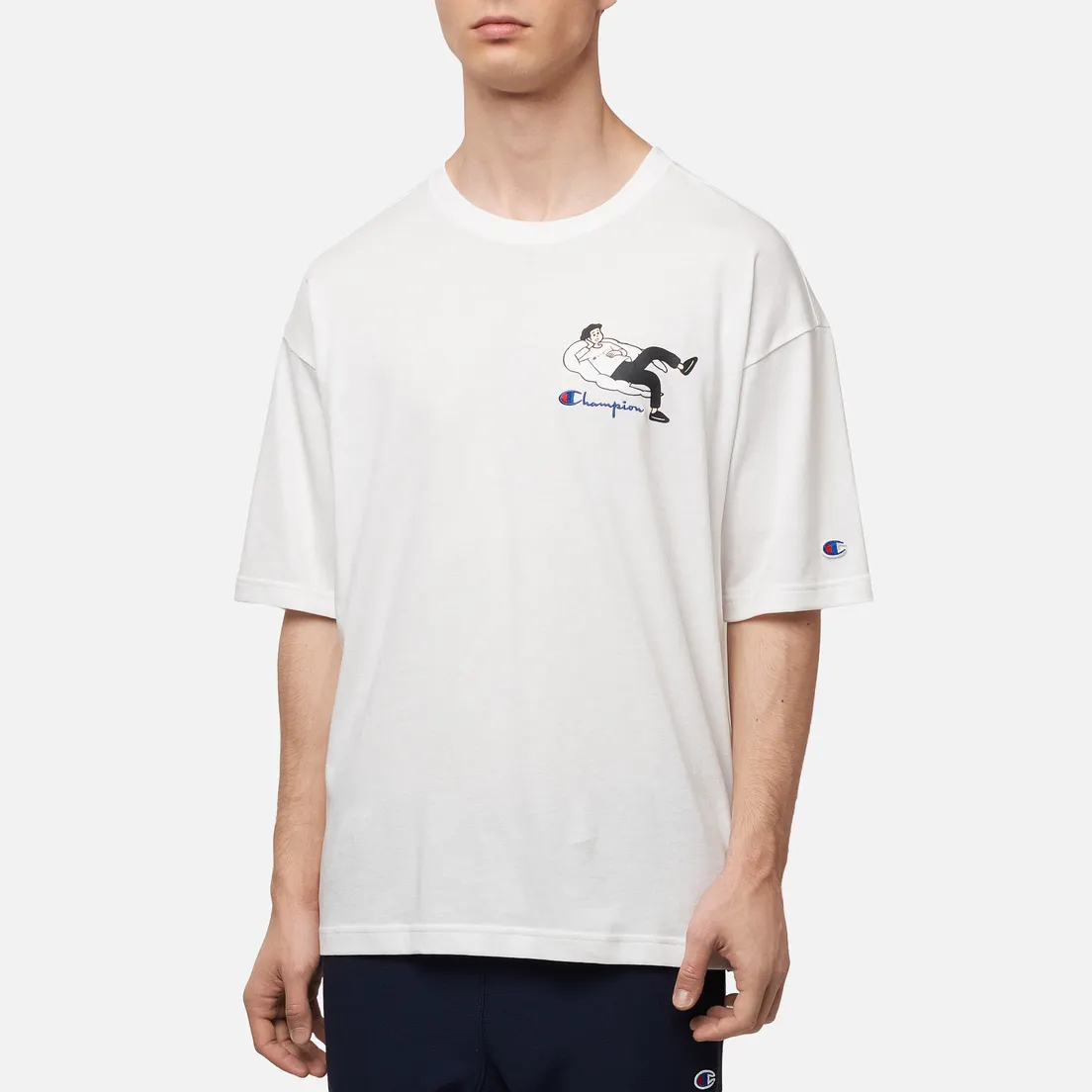 Champion Reverse Weave Мужская футболка Reclining Character