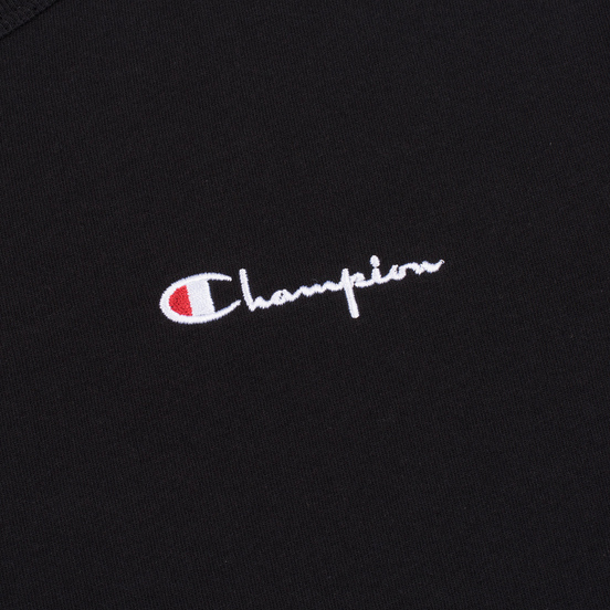 Мужская футболка Champion Reverse Weave Small Script Logo Black