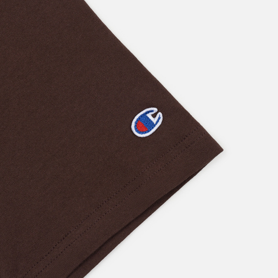 Мужская футболка Champion Reverse Weave Small Script Logo Brown