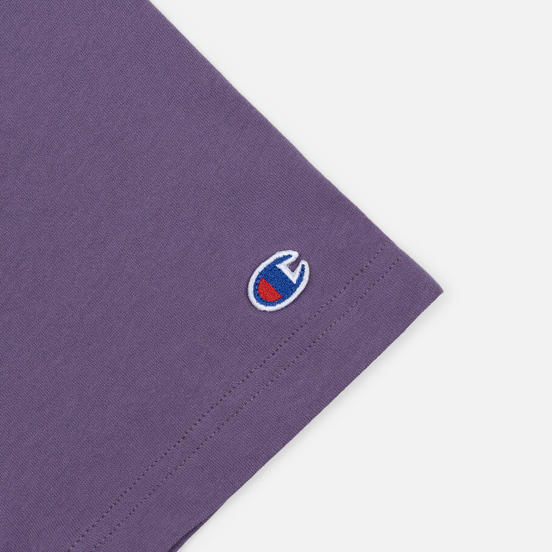 Мужская футболка Champion Reverse Weave Small Script Logo Mulled Grape