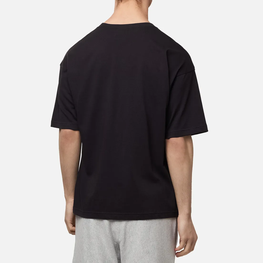 Champion Reverse Weave Мужская футболка Small Script Logo Muscle Fit