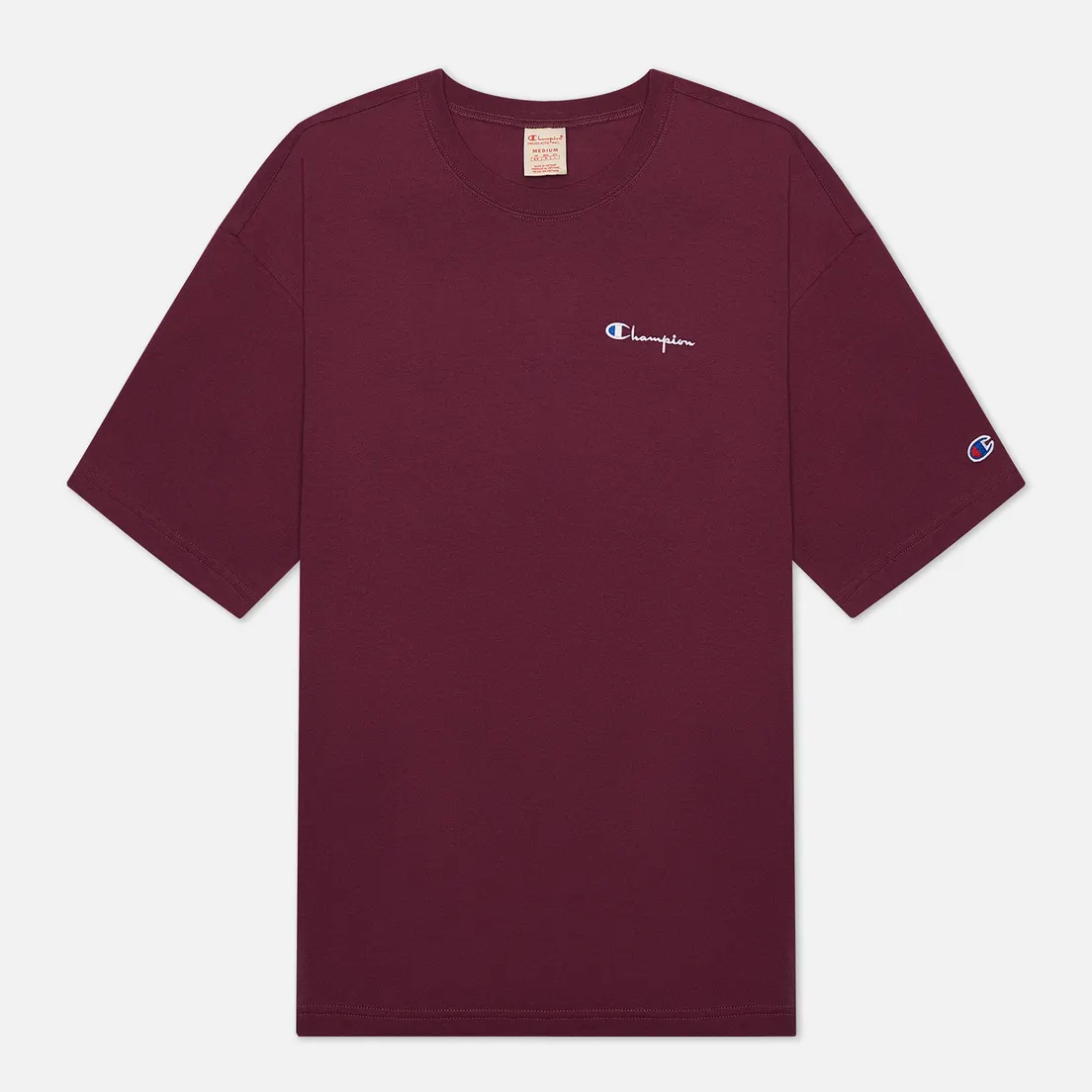 Champion Reverse Weave Мужская футболка Small Script Logo Muscle Fit