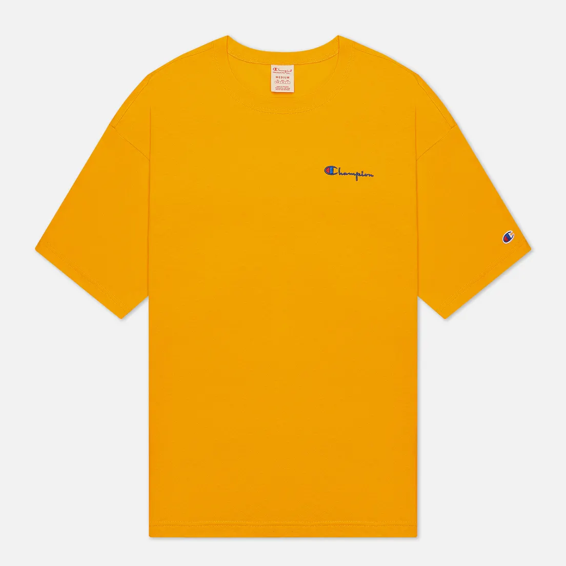 Champion Reverse Weave Мужская футболка Small Script Logo Muscle Fit
