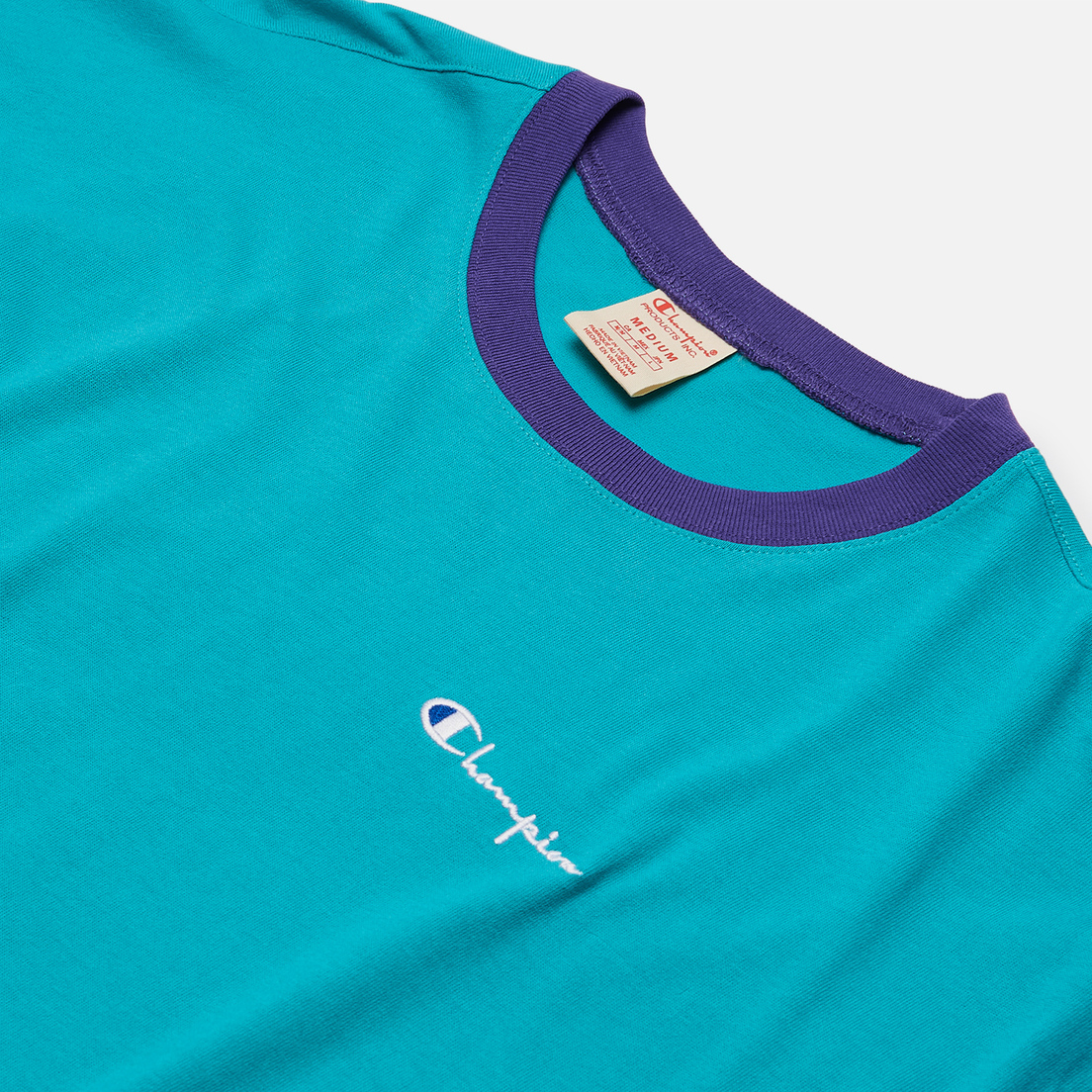 Champion Reverse Weave Мужская футболка Small Script & Logo Sleeve Bicolor