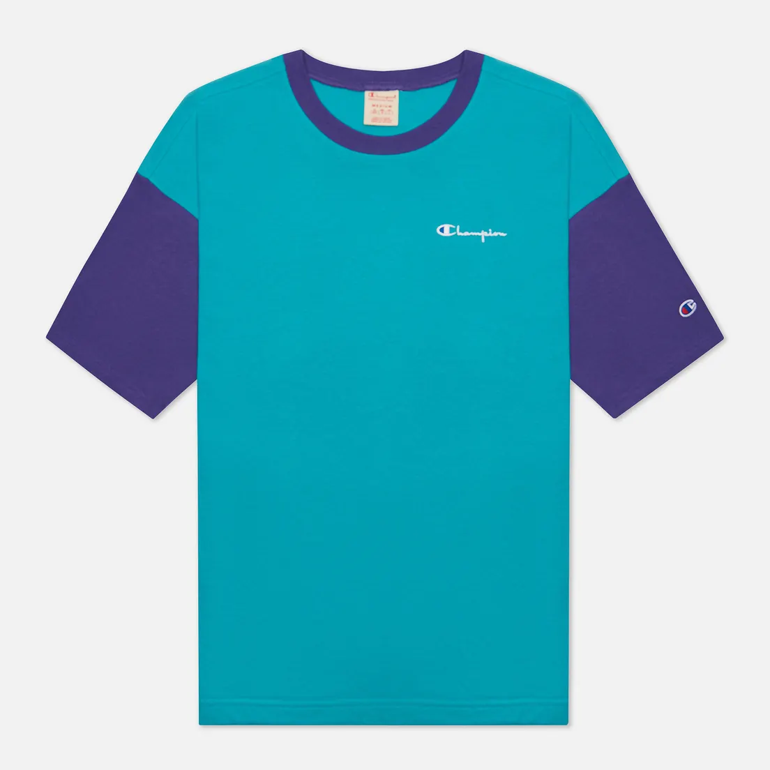 Champion Reverse Weave Мужская футболка Small Script & Logo Sleeve Bicolor