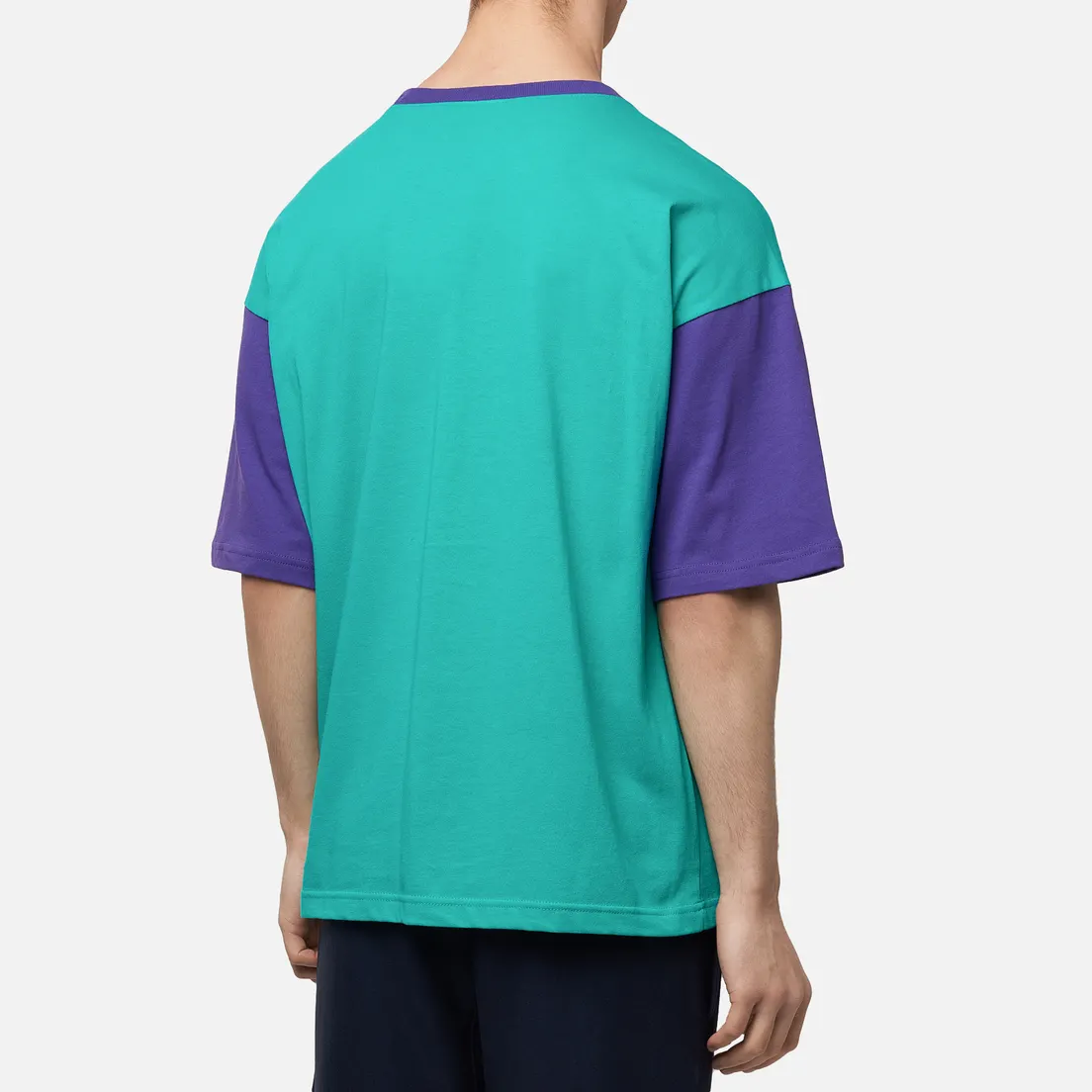 Champion Reverse Weave Мужская футболка Small Script & Logo Sleeve Bicolor