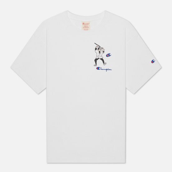 Мужская футболка Champion Reverse Weave Smaurai Character White