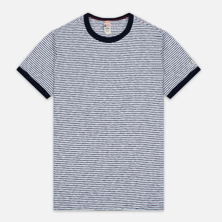 Мужская футболка Champion x Todd Snyder Striped White/Navy
