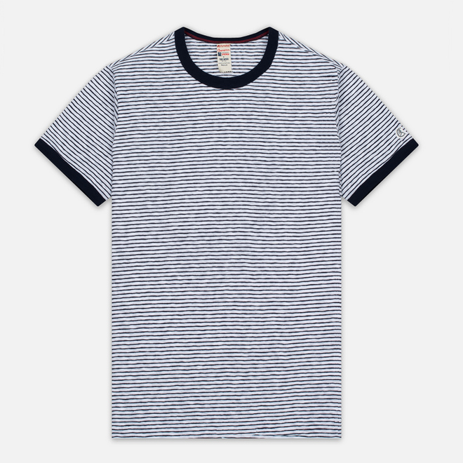 Мужская футболка Champion x Todd Snyder Striped White/Navy