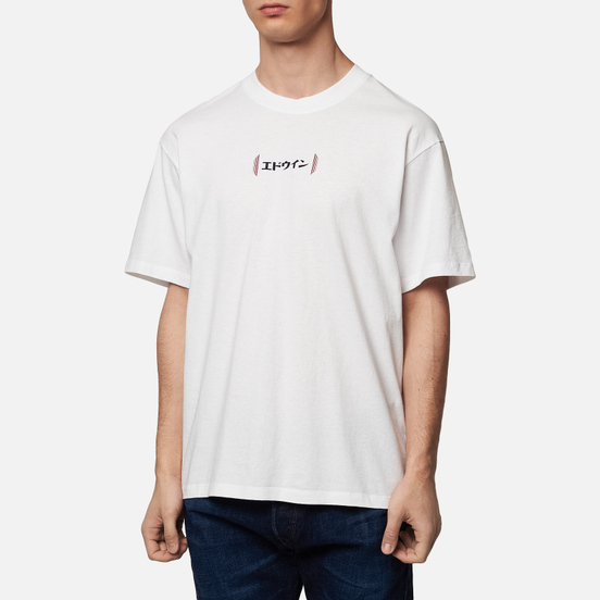 Мужская футболка Edwin Aurora White Garment Washed