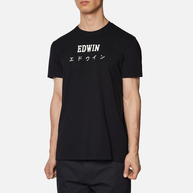 Мужская футболка Edwin, цвет чёрный, размер S I025018.89.67 Edwin Japan - фото 3