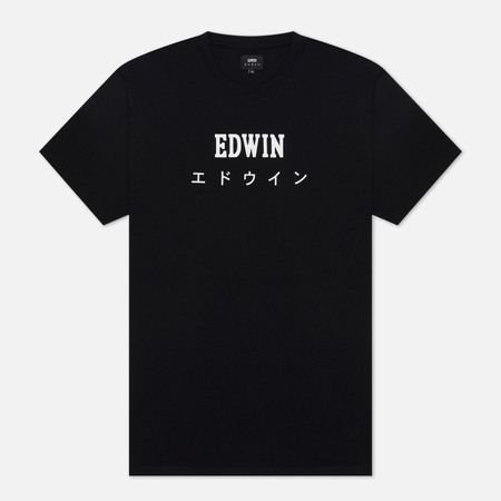 Мужская футболка Edwin Edwin Japan, цвет чёрный, размер XXL