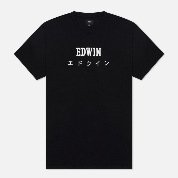 Мужская футболка Edwin, цвет чёрный, размер S I025018.89.67 Edwin Japan - фото 1