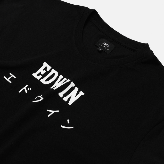Мужская футболка Edwin, цвет чёрный, размер S I025018.89.67 Edwin Japan - фото 2