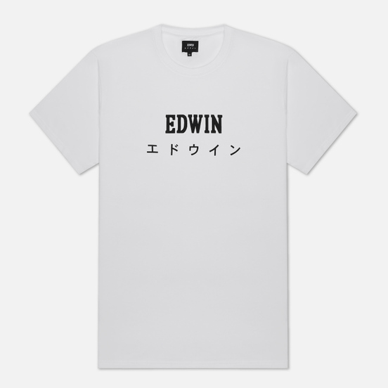 Мужская футболка Edwin Edwin Japan White Garment Washed