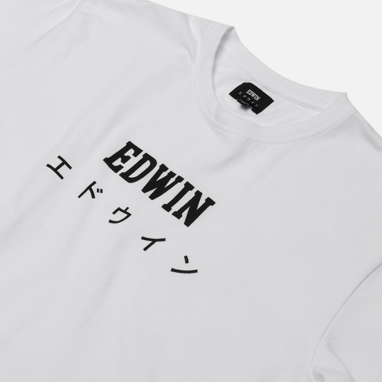 Мужская футболка Edwin Edwin Japan White Garment Washed