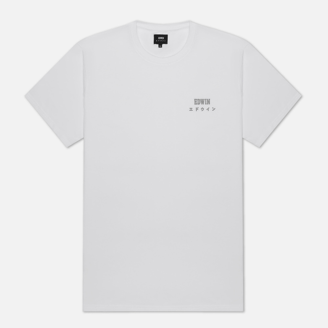 Мужская футболка Edwin, цвет белый, размер S I026690.02.67 Edwin Logo Chest - фото 1