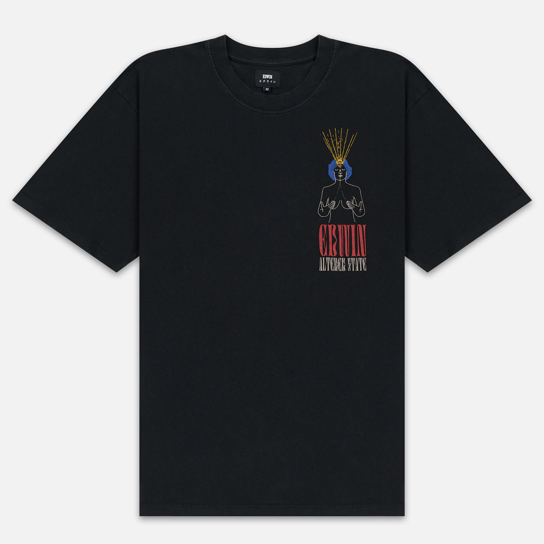 Edwin Мужская футболка Hazy Dreams II Garment Dyed Faded Out