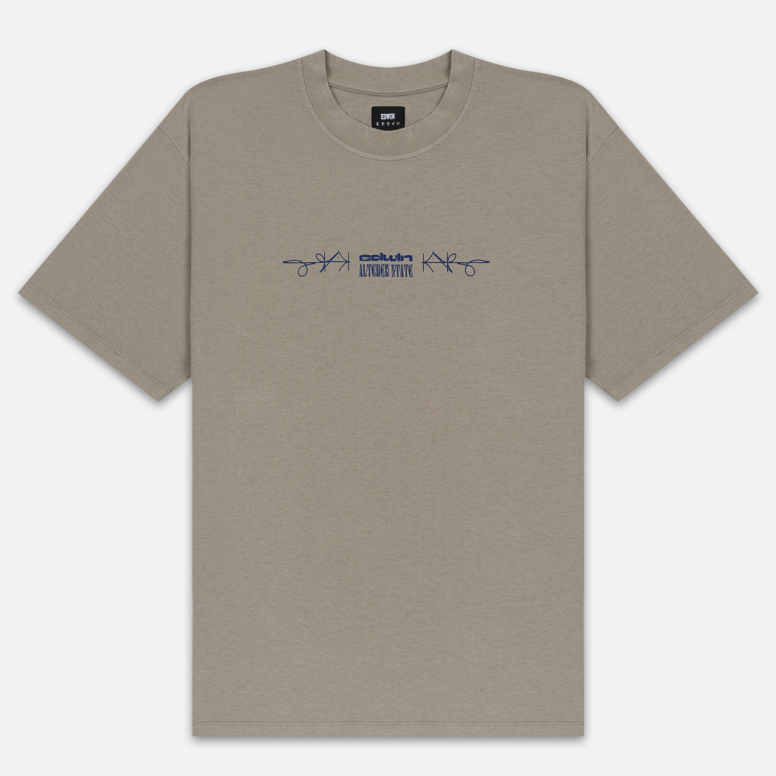 Edwin Мужская футболка Hazy Dreams III Garment Dyed Faded Out