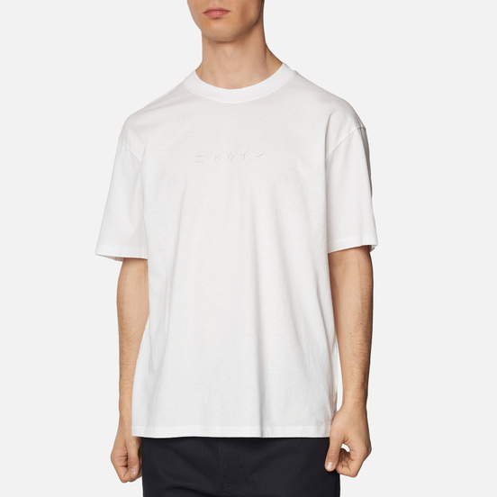 Мужская футболка Edwin Katakana Embroidery White