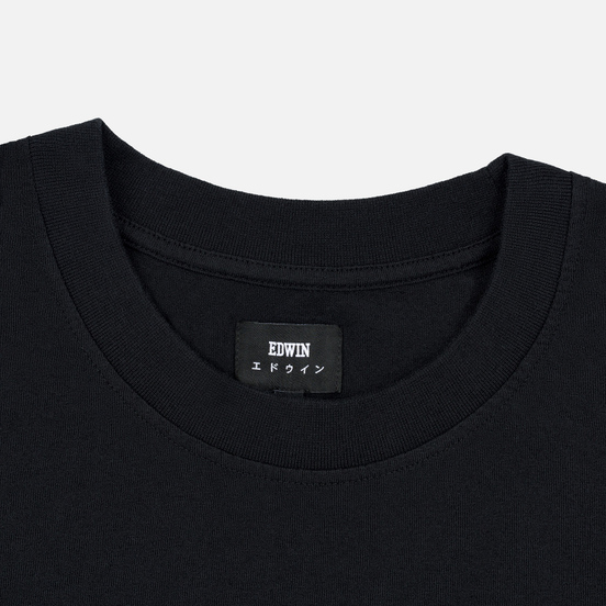 Мужская футболка Edwin Ophiophilist Garment Wash Black