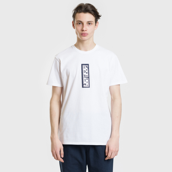 Мужская футболка Edwin Signboard White Garment Washed
