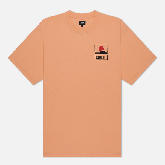 Мужская футболка Edwin Sunset On Mount Fuji Cantaloupe Garment Wash