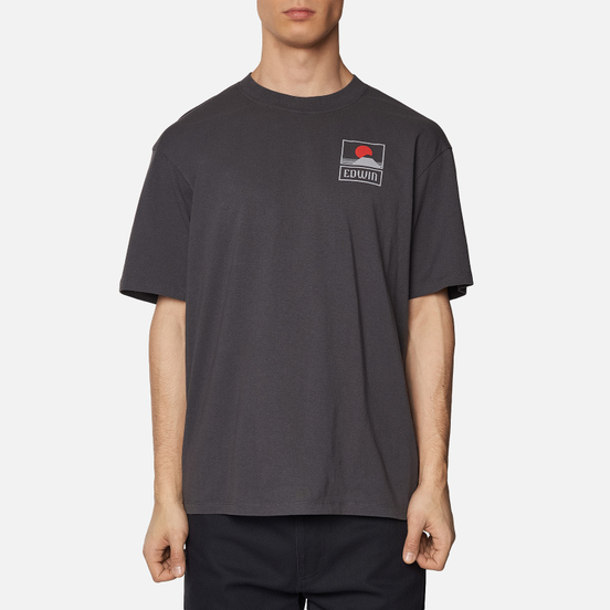 Мужская футболка Edwin Sunset On Mount Fuji Ebony Garment Wash