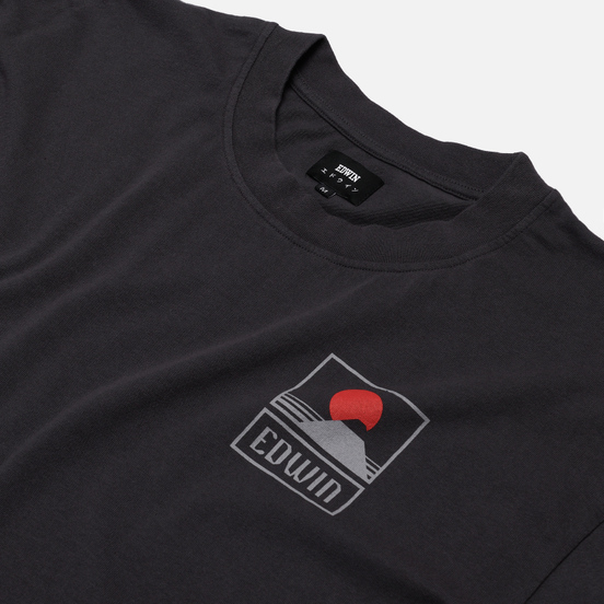 Мужская футболка Edwin Sunset On Mount Fuji Ebony Garment Wash