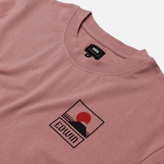 Мужская футболка Edwin Sunset On Mount Fuji Woodrose Garment Wash