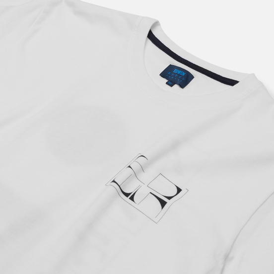Мужская футболка Edwin Yuugure White Garment Wash