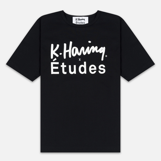 Мужская футболка Etudes x Keith Haring Unity Black
