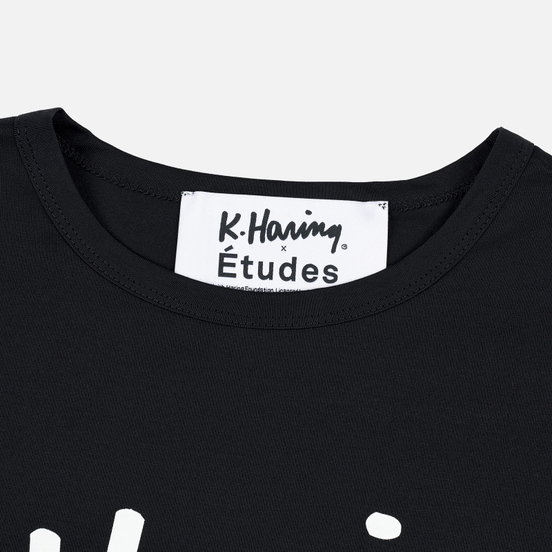 Мужская футболка Etudes x Keith Haring Unity Black