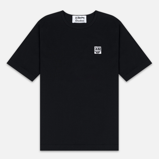 Мужская футболка Etudes x Keith Haring Unity Patch Black