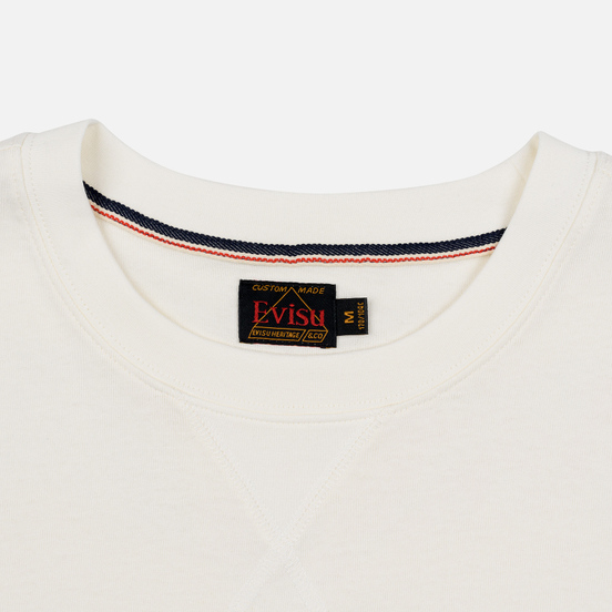 Мужская футболка Evisu Carp Pattern All Over Printed Daicock Off White