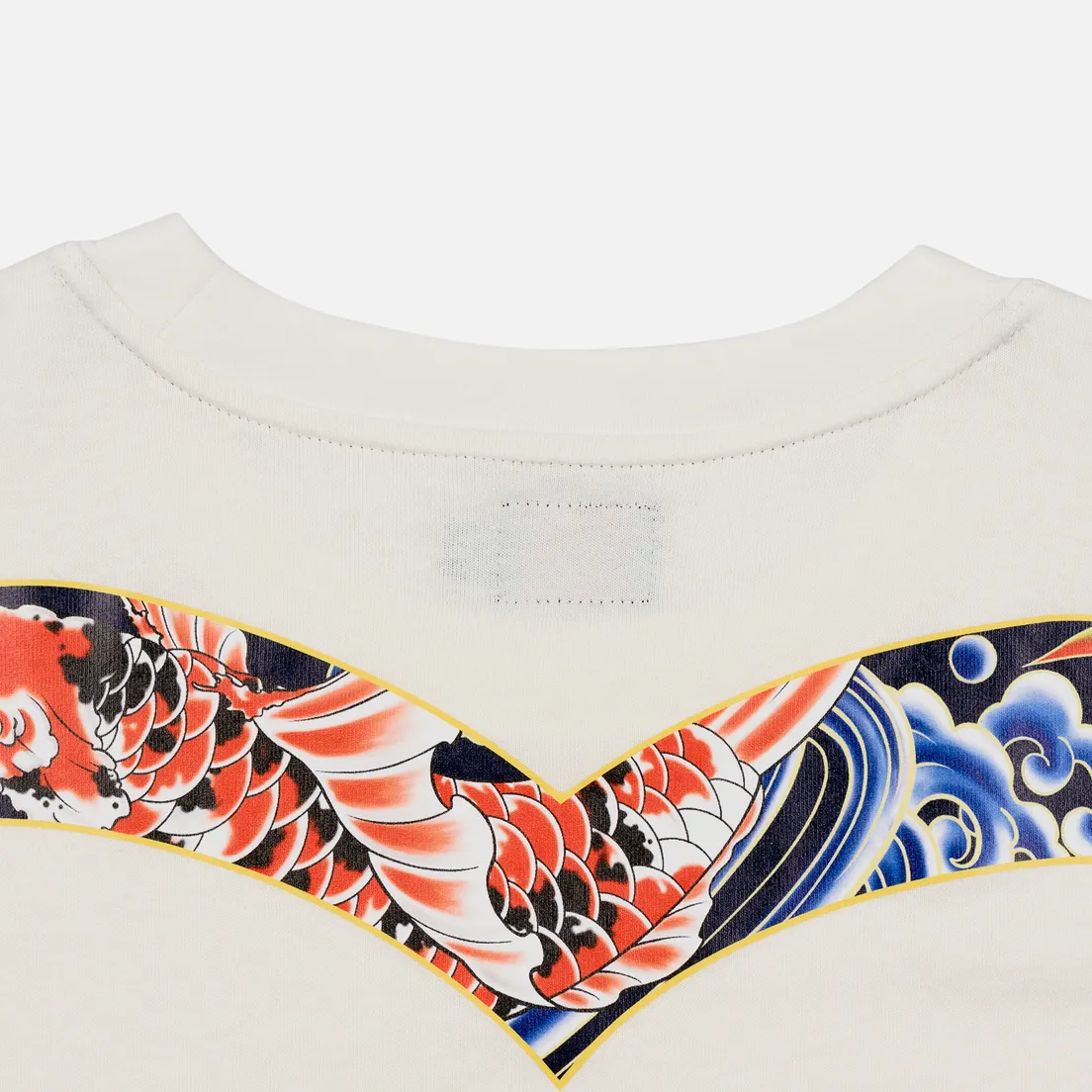 Evisu Мужская футболка Carp Pattern All Over Printed Daicock