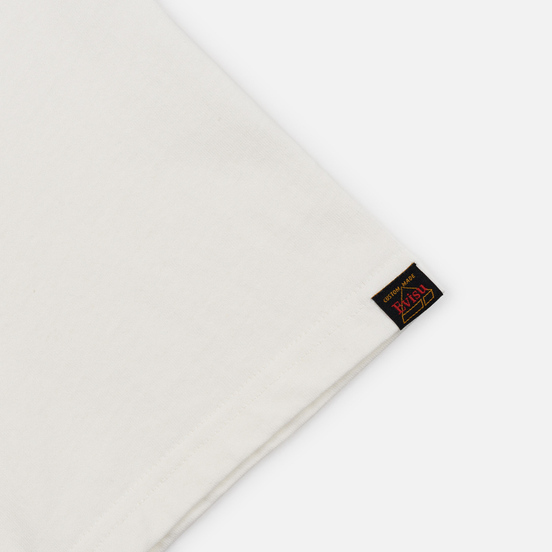 Мужская футболка Evisu Daruma Poster Printed Off White