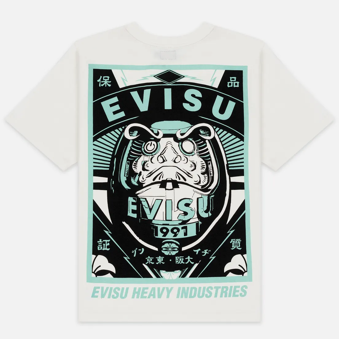 Evisu Мужская футболка Daruma Poster Printed