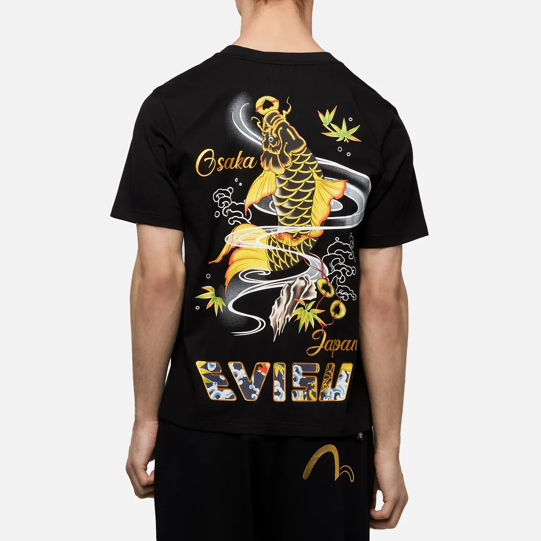 Evisu Мужская футболка Digital Printed Carp Pattern