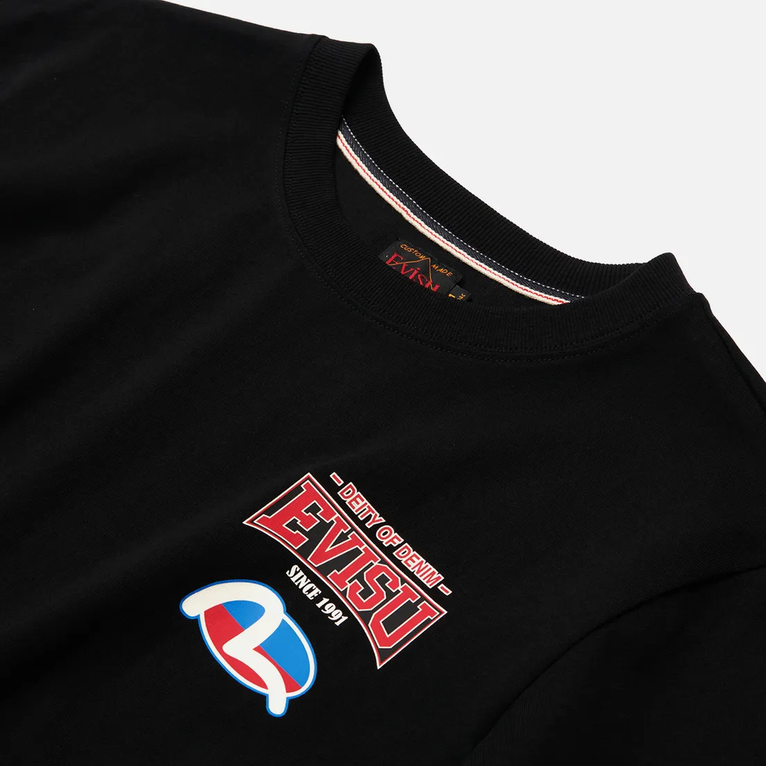 Evisu Мужская футболка Evergreen Daruma Godhead Tiger All Over Printed
